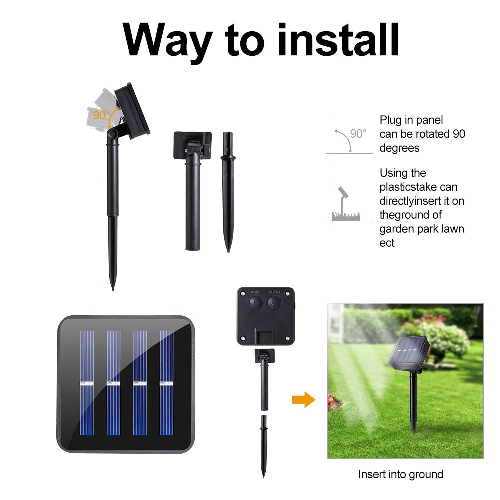 Solar Outdoor Mini Lantern String Lights - quickshopping247