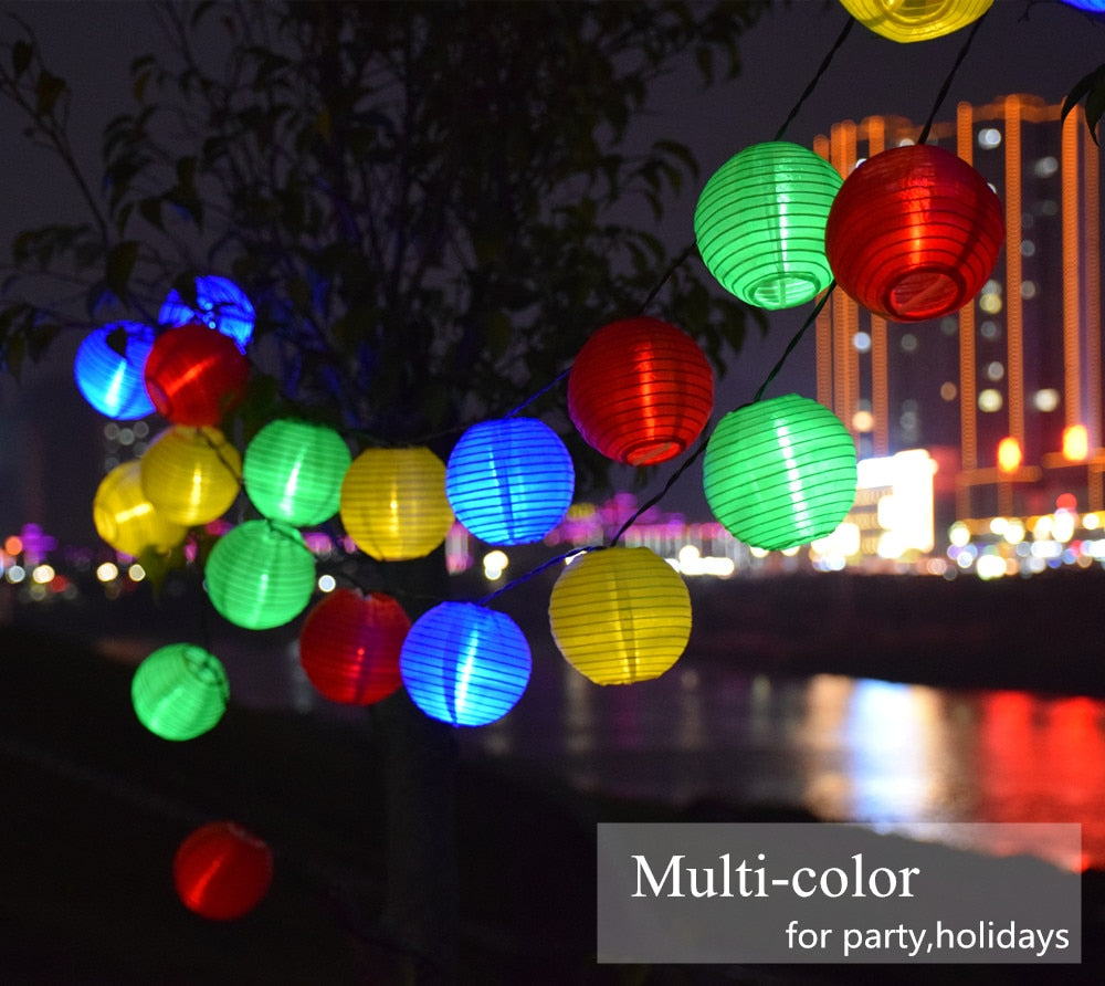 Solar Outdoor Mini Lantern String Lights - quickshopping247