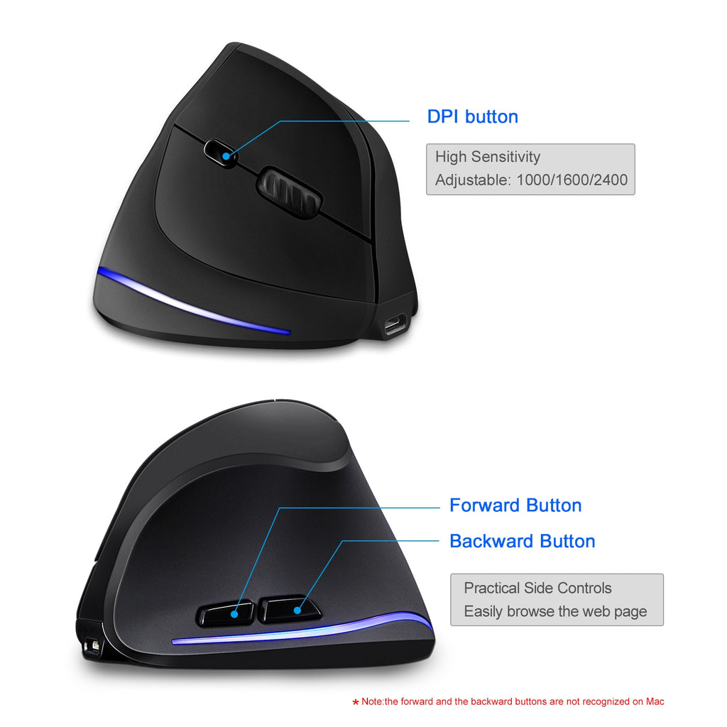 Ergonomic Wireless Gaming Mouse - quickshopping247