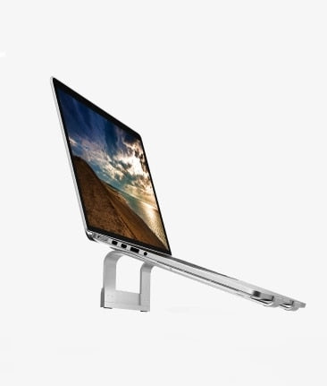 Minimal Aluminium Laptop Riser - quickshopping247