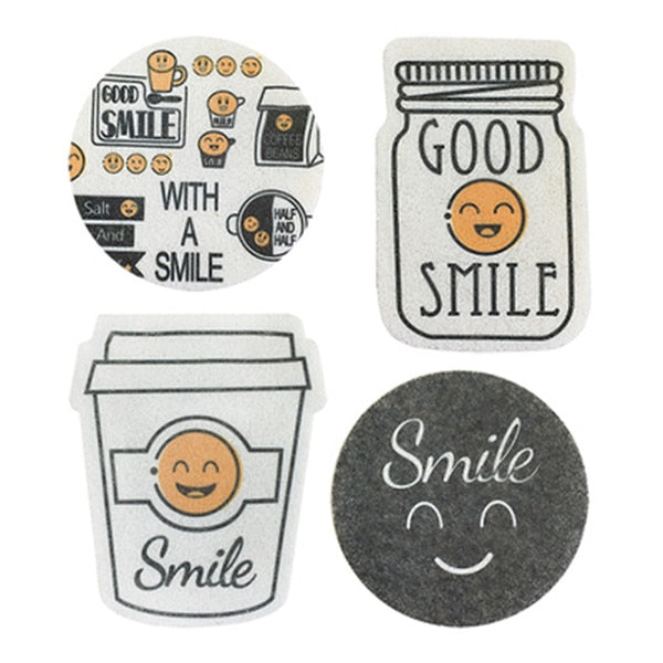 4PCS Creative Smiley Face Thick Sponge - quickshopping247