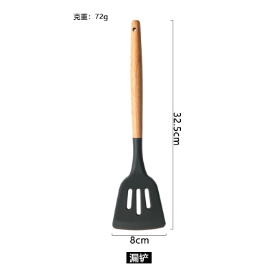 Wood Handle Silicon Cookware - quickshopping247