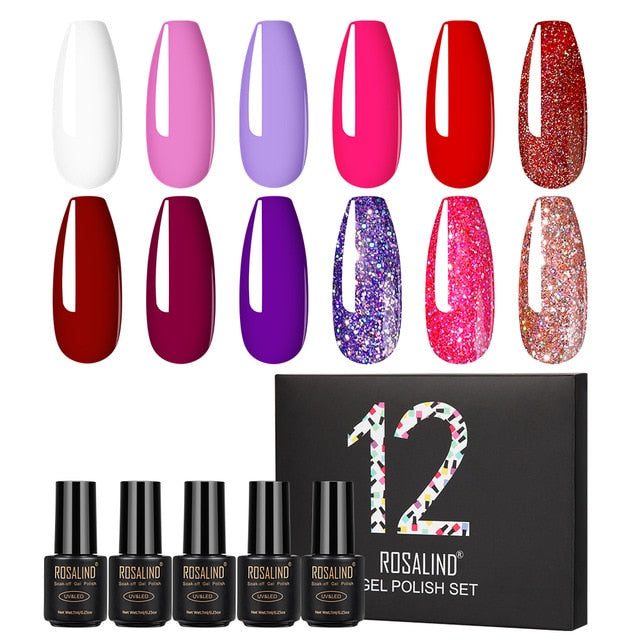 (6/12PCS/SET) Gel Nail Polish Set - quickshopping247
