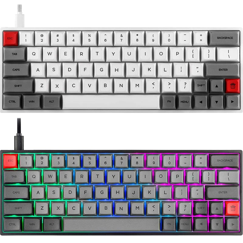 Swappable Mechanical Wireless Bluetooth Gaming Keyboard - quickshopping247