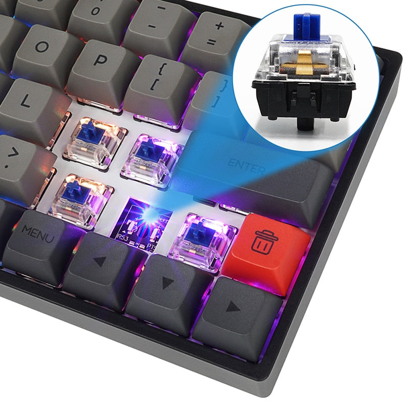 Swappable Mechanical Wireless Bluetooth Gaming Keyboard - quickshopping247