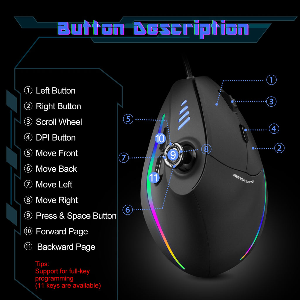 Ergonomic Gaming Mouse - quickshopping247