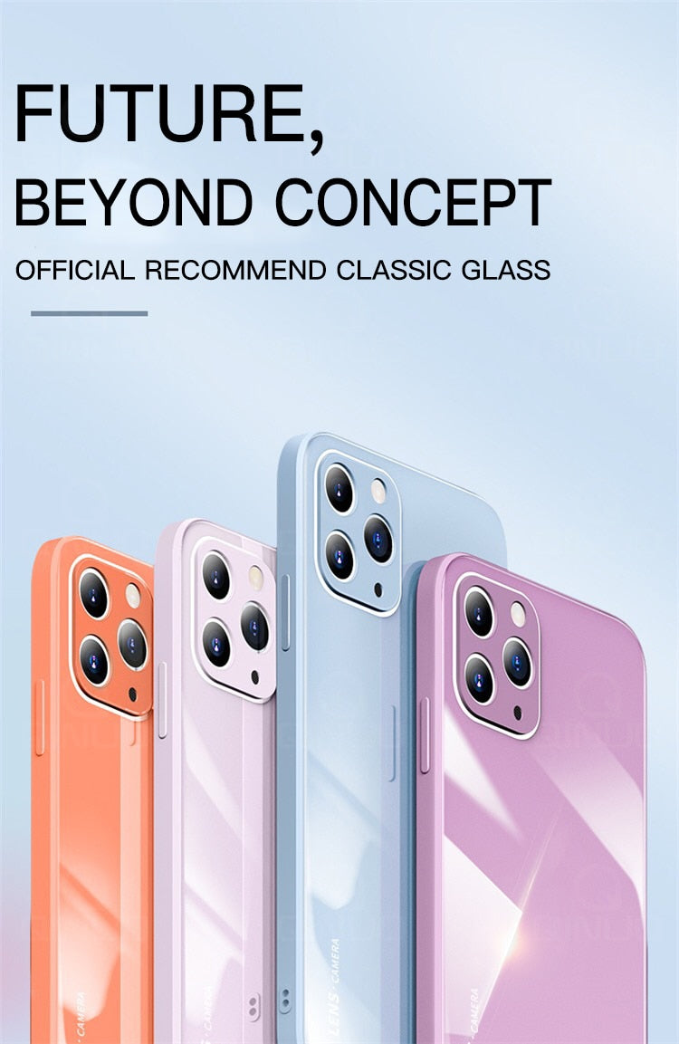 Liquid Tempered Glass Case For iPhone - quickshopping247