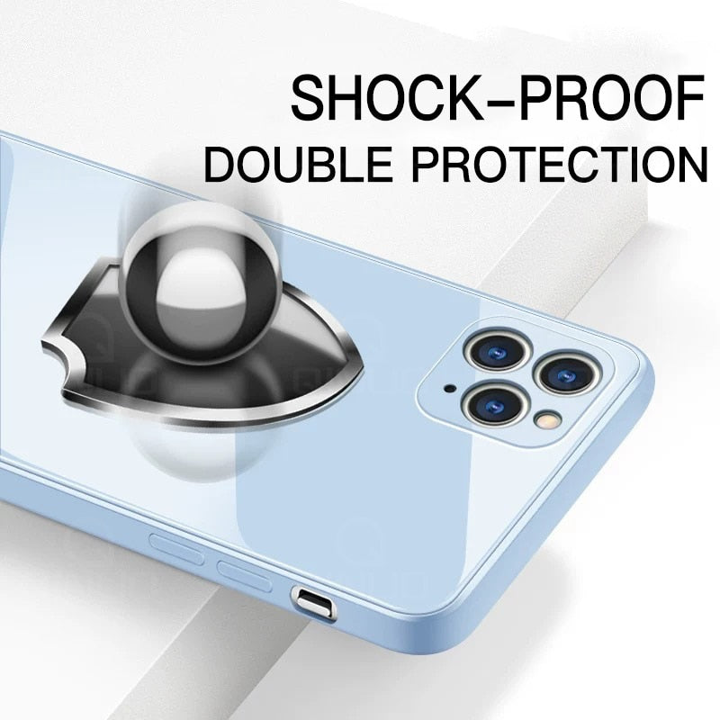Liquid Tempered Glass Case For iPhone - quickshopping247
