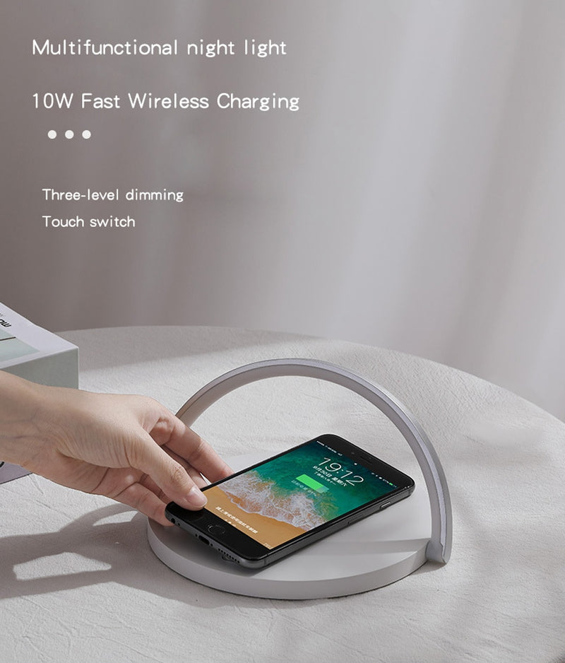 Qi Wireless Charge with Lamp - quickshopping247