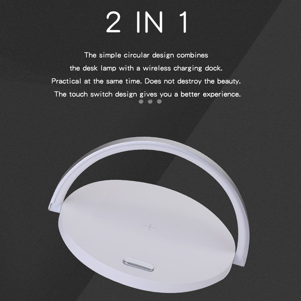Qi Wireless Charge with Lamp - quickshopping247