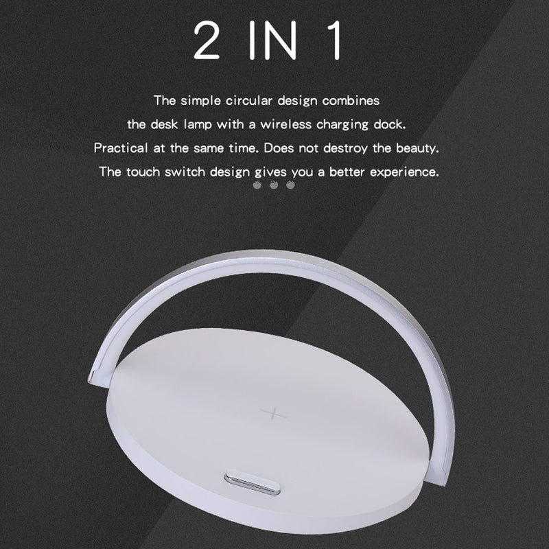 Qi Wireless Charge with Lamp - quickshopping247