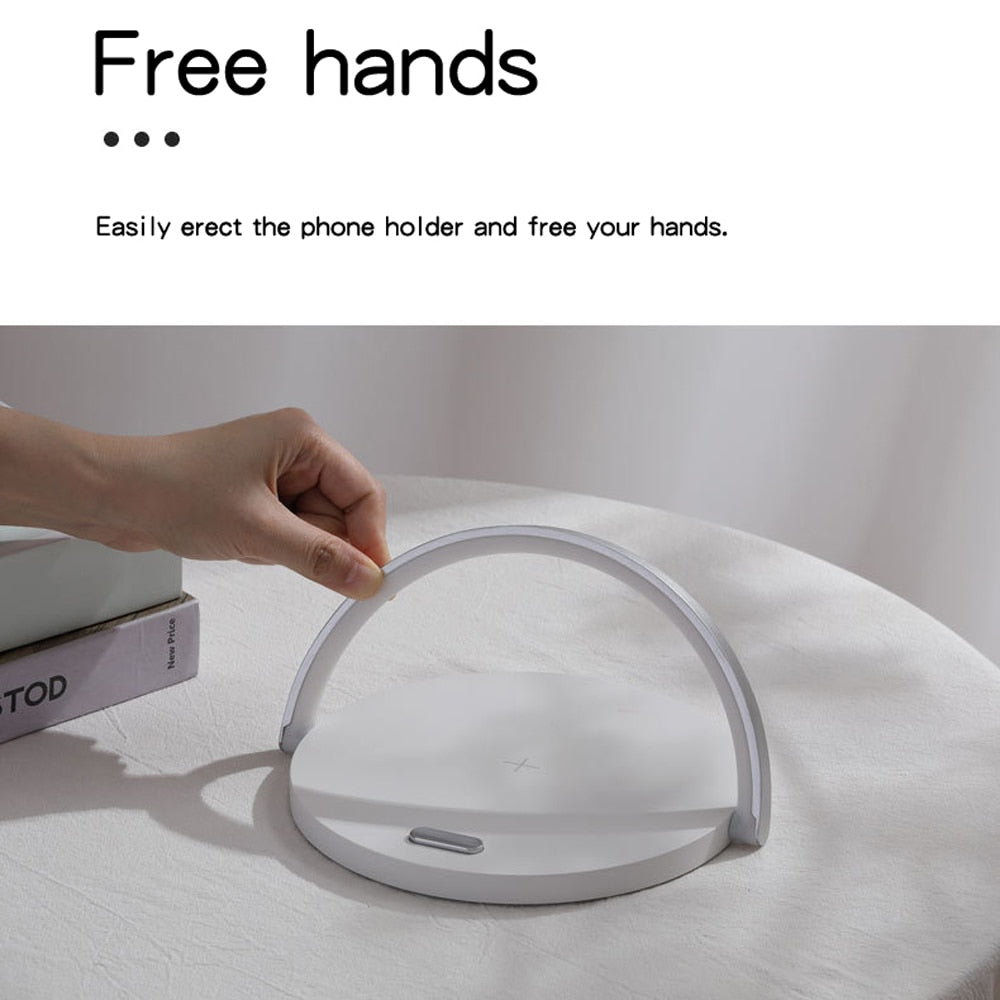 Qi Wireless Charge with Lamp - quickshopping247