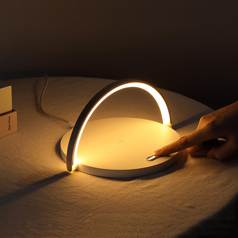 Qi Wireless Charge with Lamp - quickshopping247
