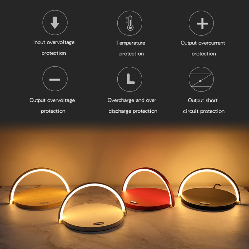 Qi Wireless Charge with Lamp - quickshopping247