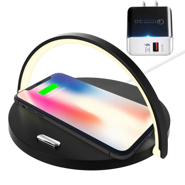Qi Wireless Charge with Lamp - quickshopping247