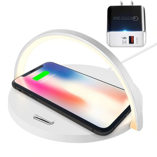 Qi Wireless Charge with Lamp - quickshopping247