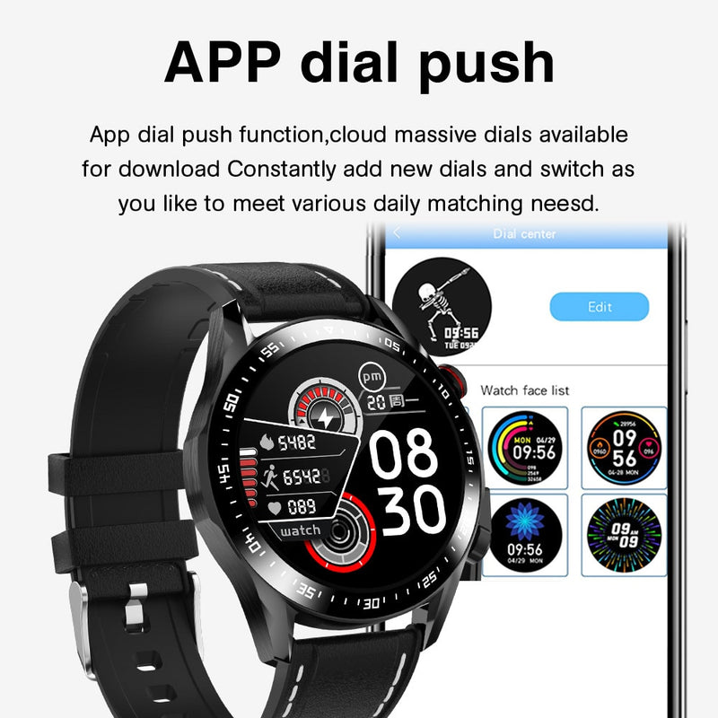 Custom Dial Full Touch Screen Waterproof Smartwatch - quickshopping247