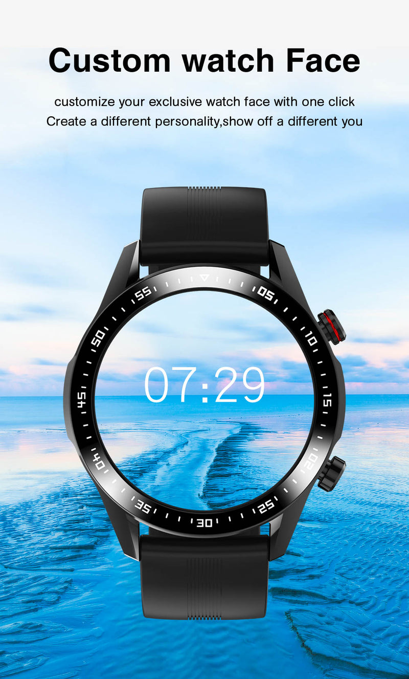 Custom Dial Full Touch Screen Waterproof Smartwatch - quickshopping247