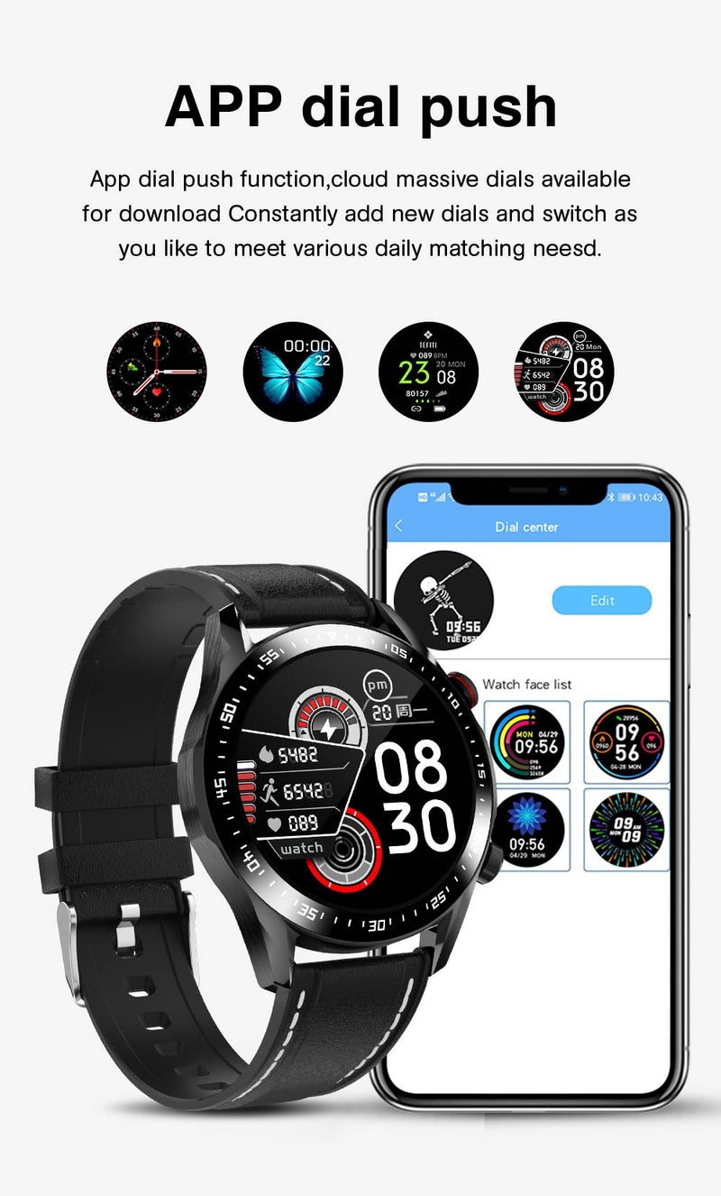 Custom Dial Full Touch Screen Waterproof Smartwatch - quickshopping247