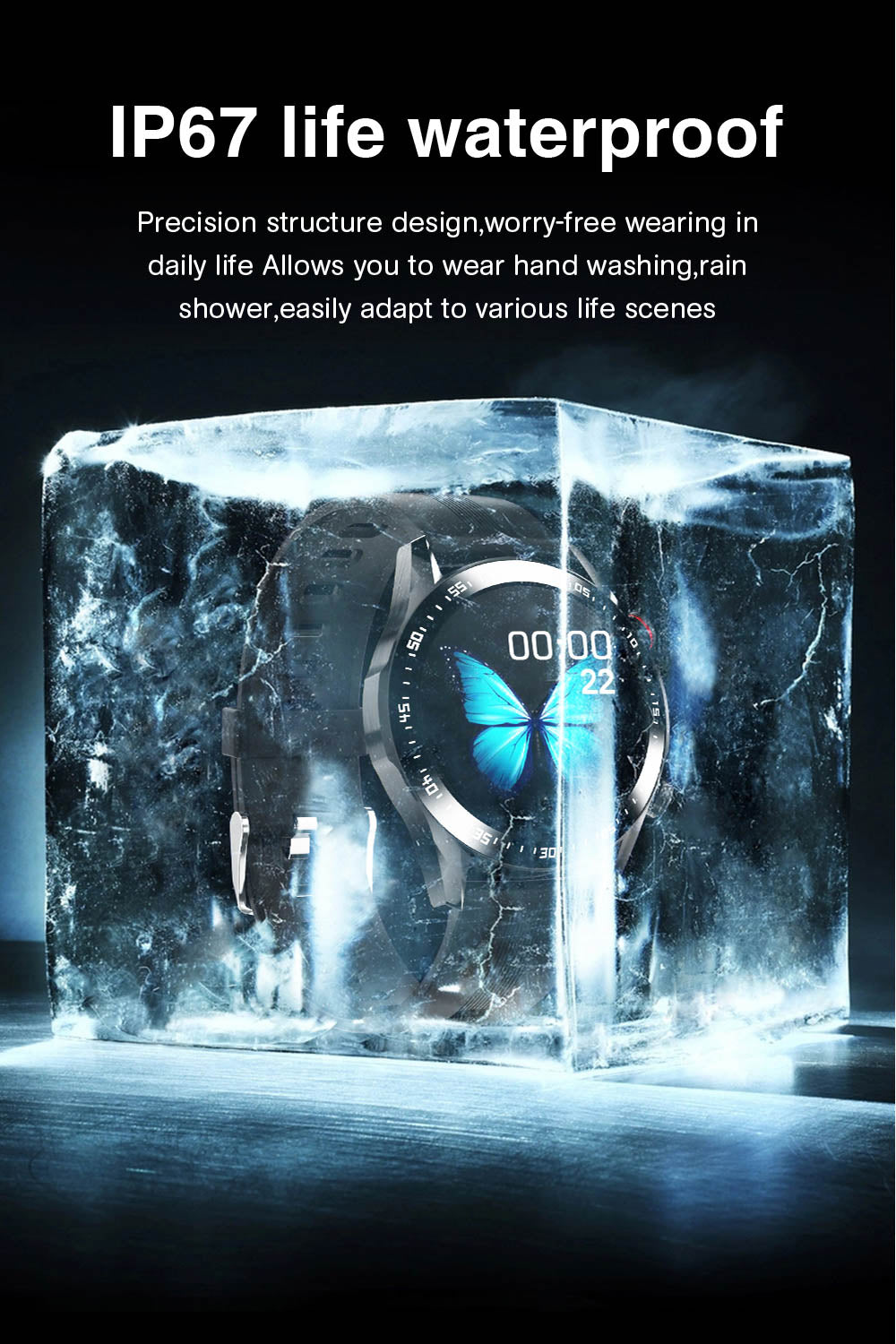 Custom Dial Full Touch Screen Waterproof Smartwatch - quickshopping247