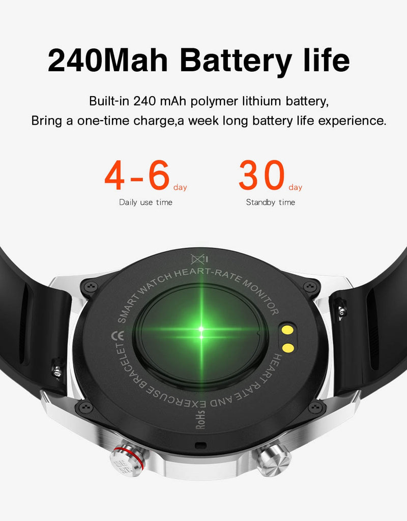 Custom Dial Full Touch Screen Waterproof Smartwatch - quickshopping247