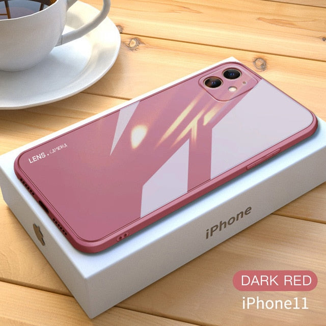 Liquid Tempered Glass Case For iPhone - quickshopping247