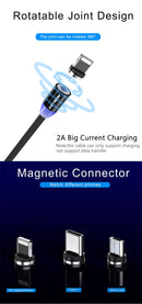 LED Magnetic Fast Charging  USB Cable Type C - quickshopping247