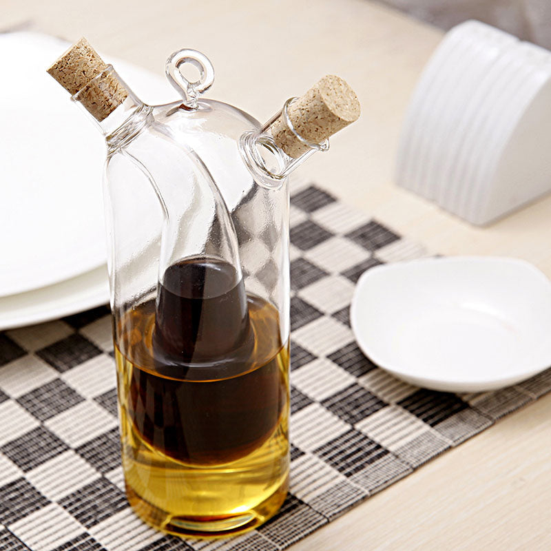 Corked Oil & Vinegar Glass Pourer - quickshopping247