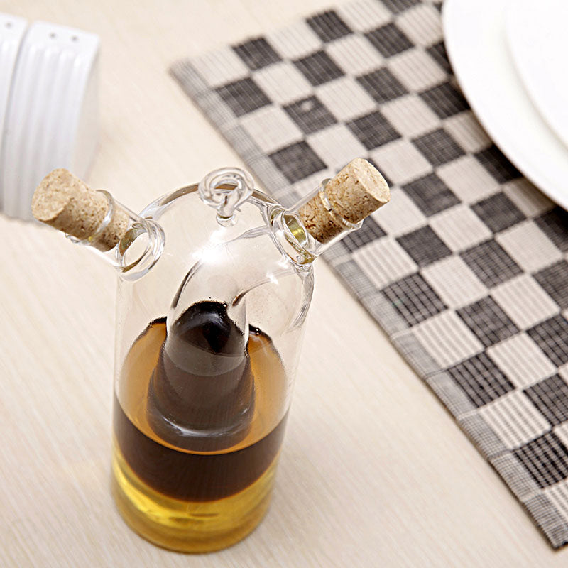 Corked Oil & Vinegar Glass Pourer - quickshopping247