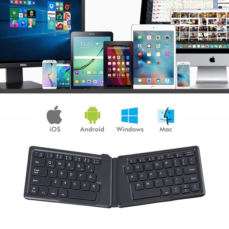 Portable Folding Mini Bluetooth Keyboard - quickshopping247