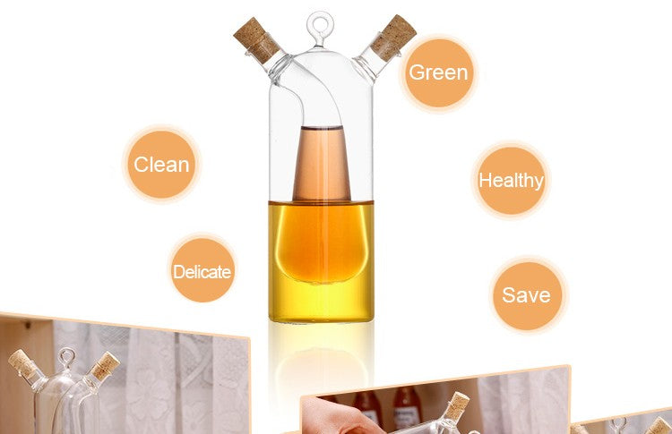 Corked Oil & Vinegar Glass Pourer - quickshopping247