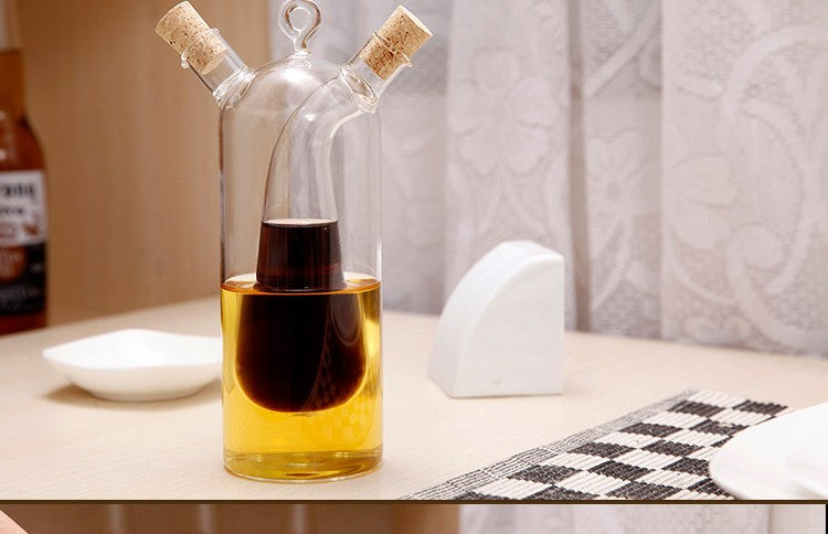 Corked Oil & Vinegar Glass Pourer - quickshopping247