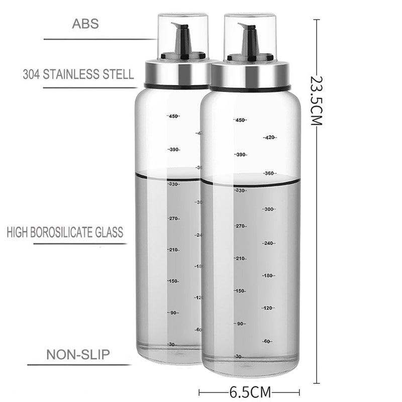 Glass Bottle Oil Dispenser - quickshopping247