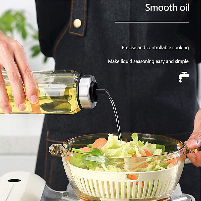 Glass Bottle Oil Dispenser - quickshopping247