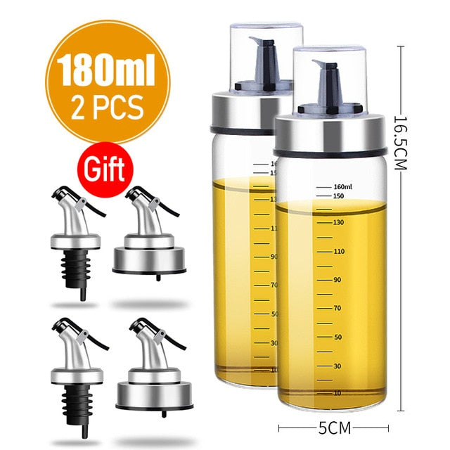 Glass Bottle Oil Dispenser - quickshopping247