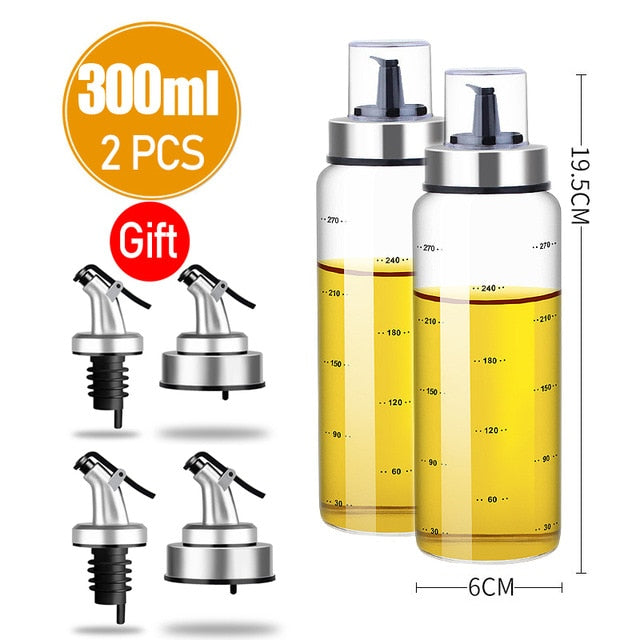 Glass Bottle Oil Dispenser - quickshopping247