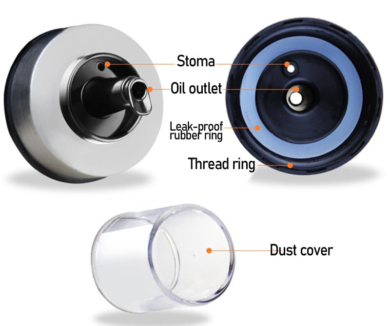 Glass Bottle Oil Dispenser - quickshopping247