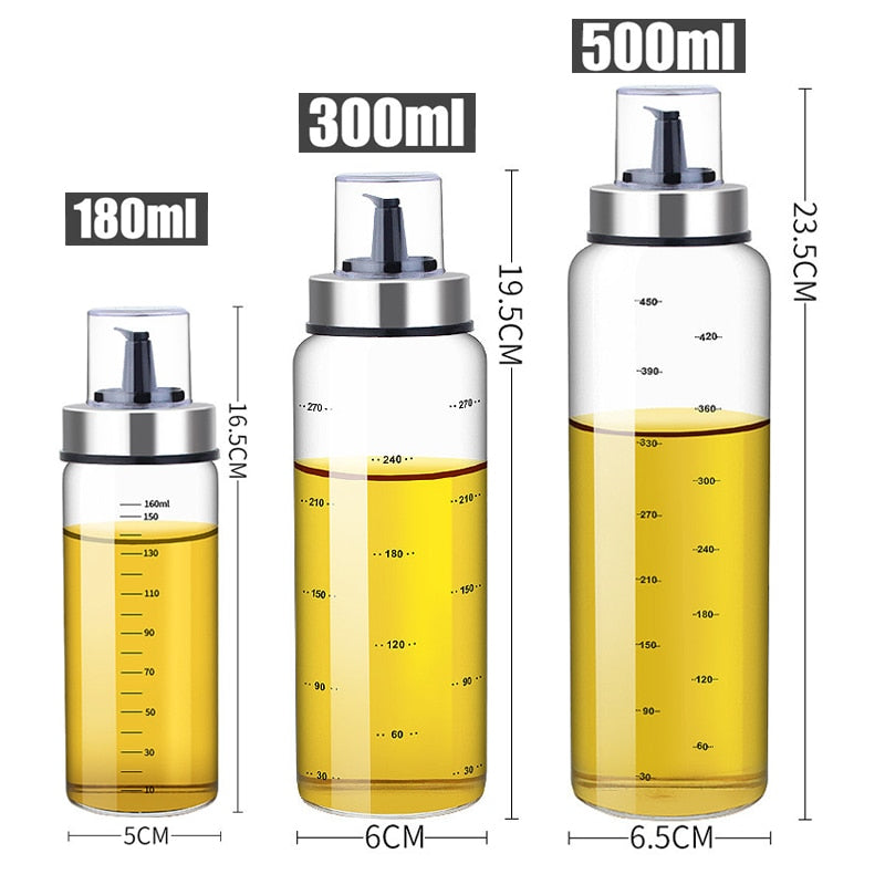 Glass Bottle Oil Dispenser - quickshopping247