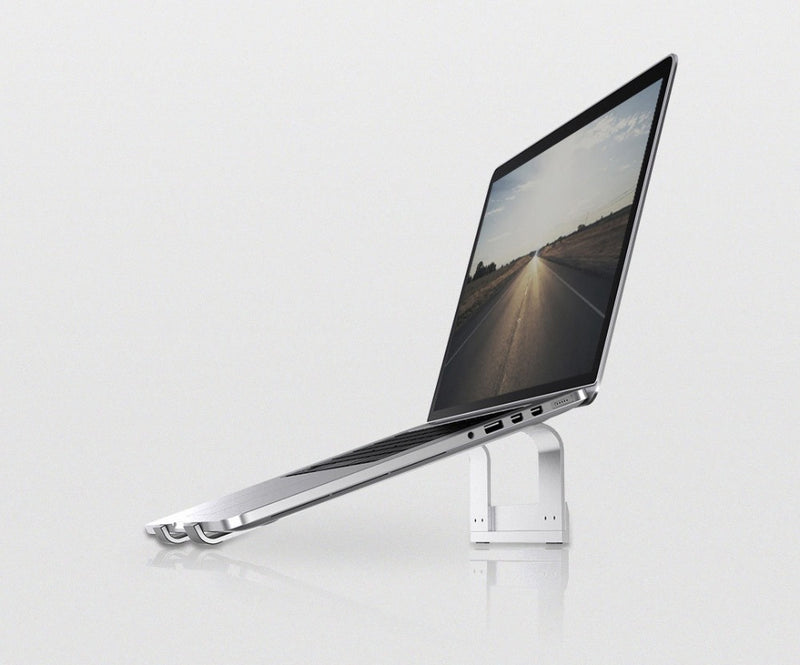 Minimal Aluminium Laptop Riser - quickshopping247