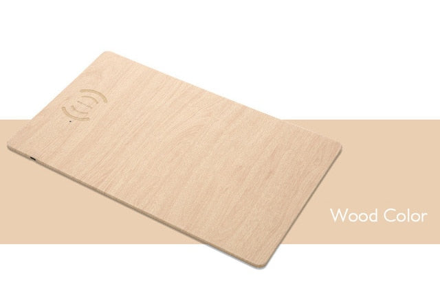 Wood Grain Wireless Charger Mousepad - quickshopping247